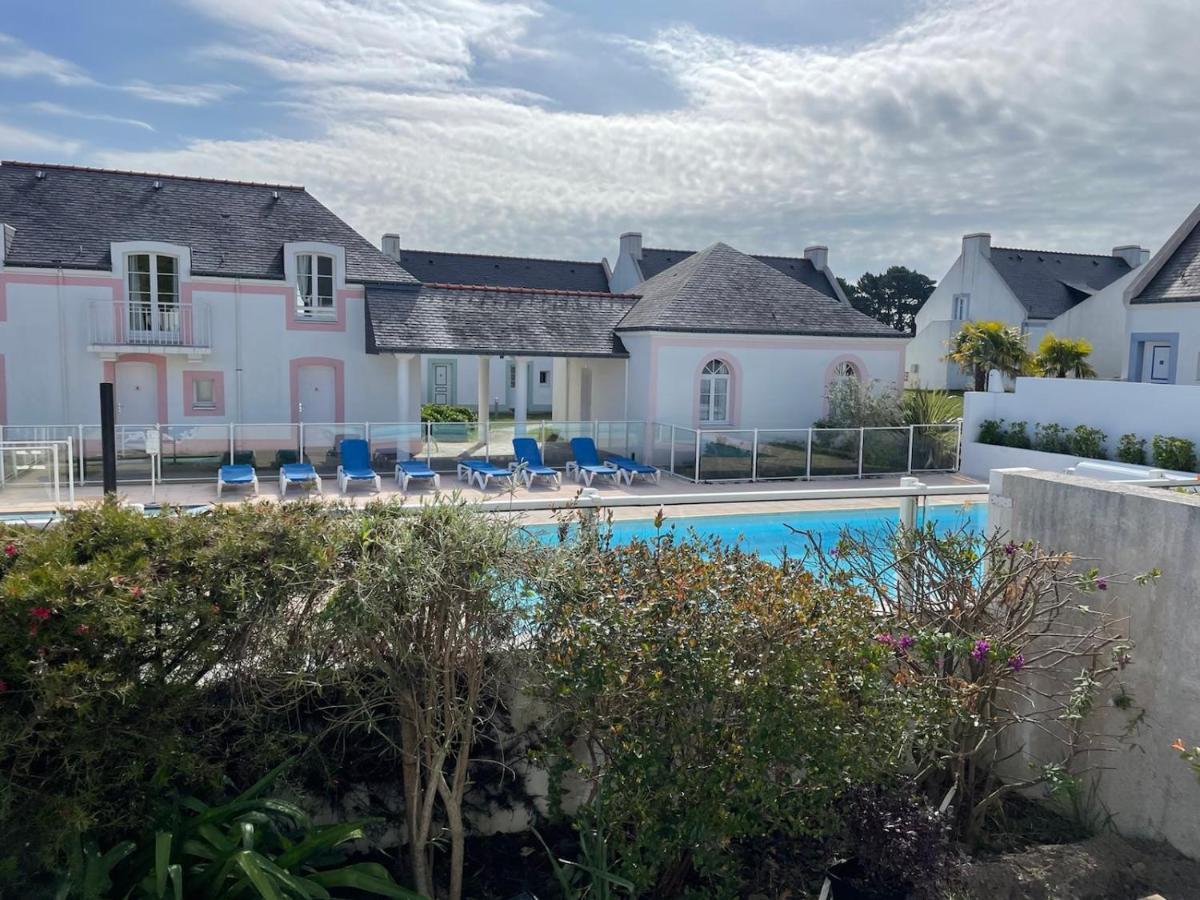 Maison De Vacances De 56 M2 Dans Residence Avec Piscine Chauffee Proche Plages Locmaria エクステリア 写真